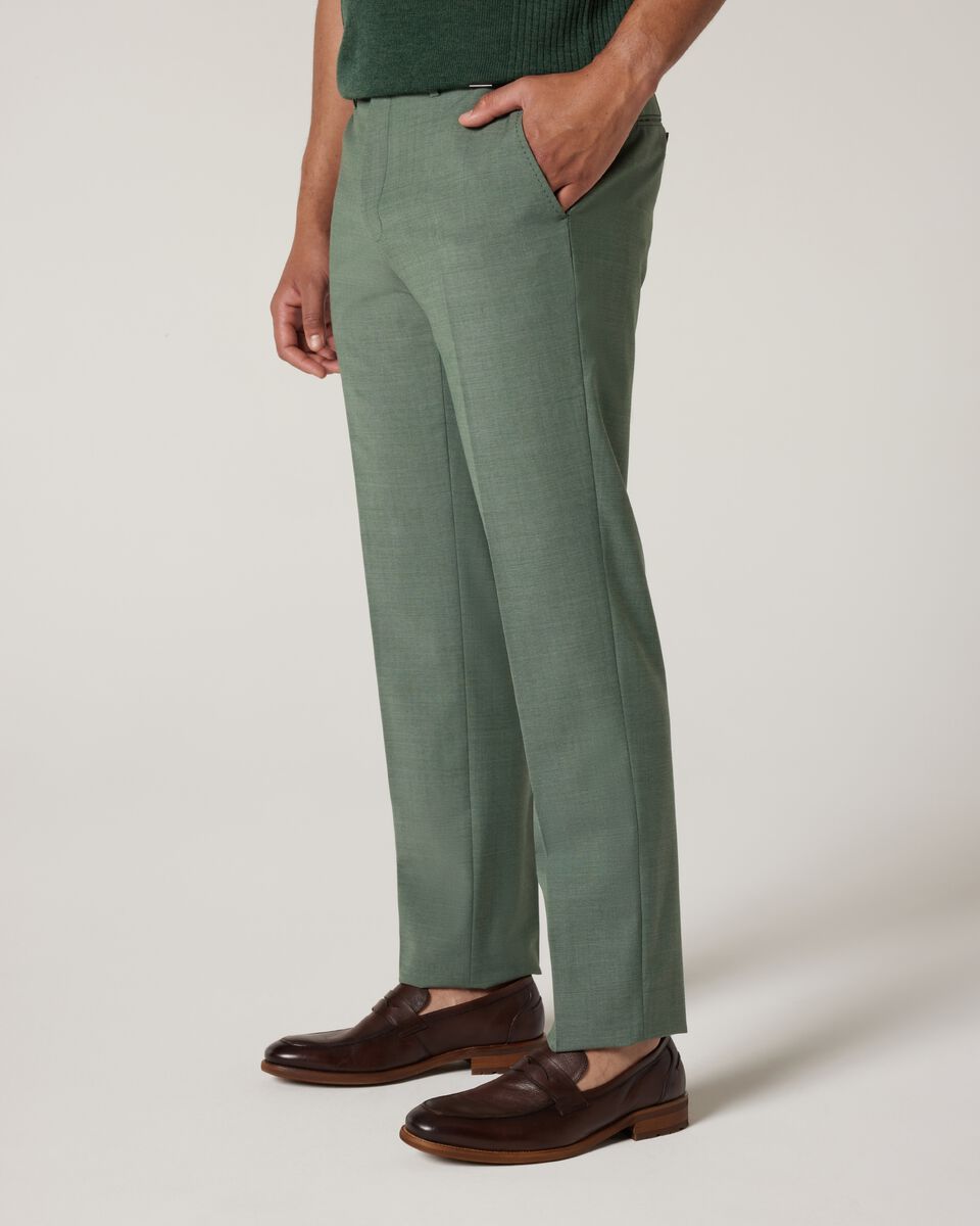 Slim Stretch Wool Blend Tailored Pant